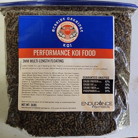 3lb 3mm Juvenile Performance Koi Food